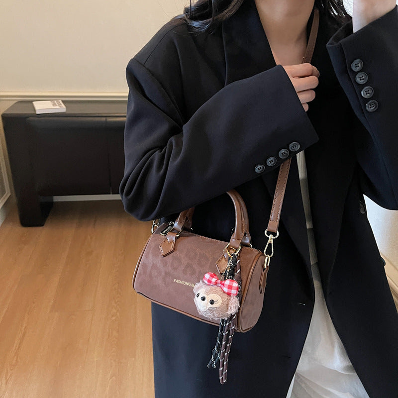 Miniature Leather Handbag Bowlift