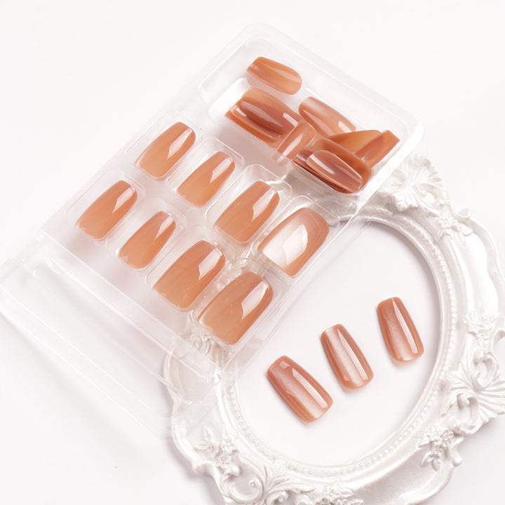 Premium Glossy Gel Nail Extensions Bowlift