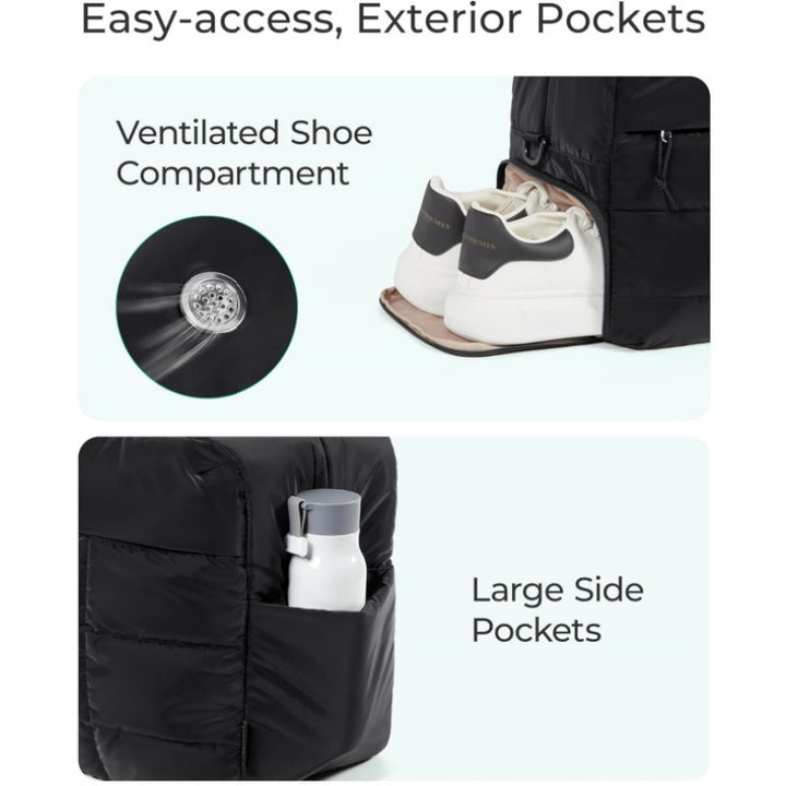 Stylish Quilted Sports Tote Bag Bowlift