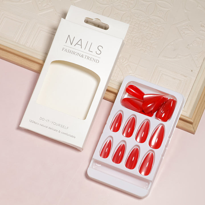 DIY Press-On Nail Set with Glossy Finish Bowlift