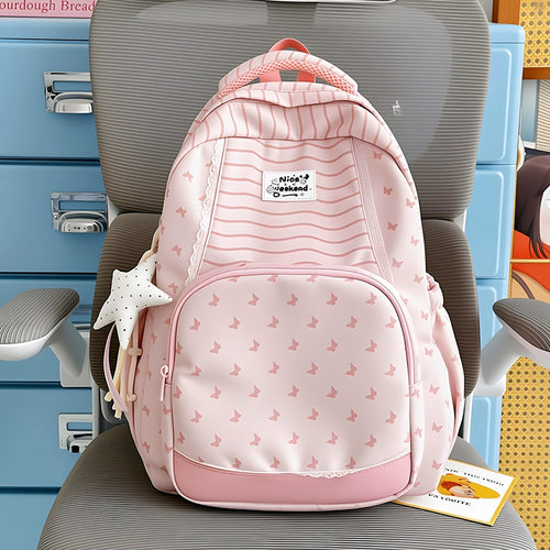 Cute Butterfly Patterned Backpack