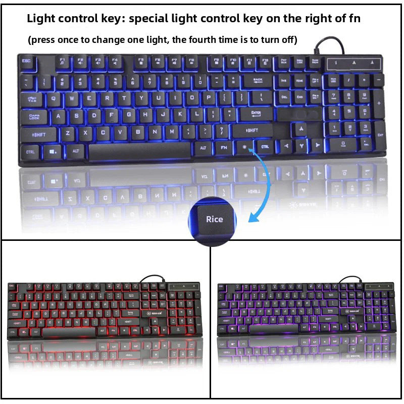 Rgb Illuminated Gaming Keyboard Bowlift