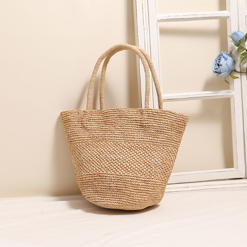 Handmade wicker tote bag with sturdy handles Bowlift
