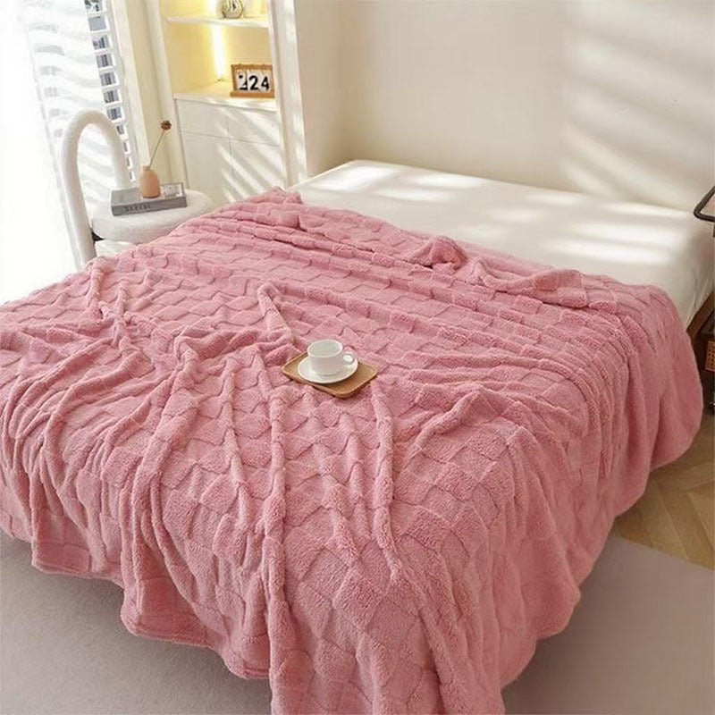 Women Soft and Breathable Plaid Blanket Bowlift