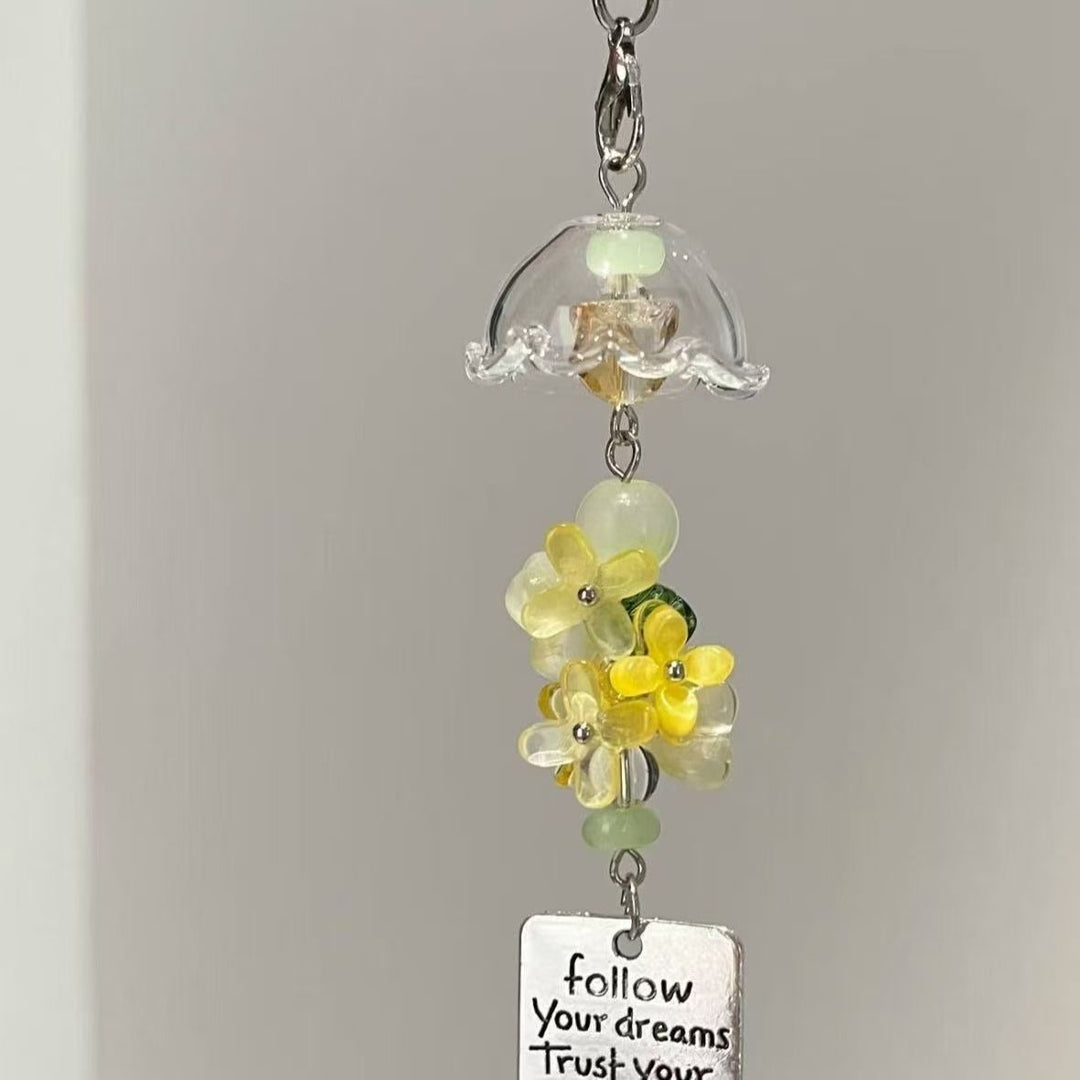 Inspirational Flower Pendant Charm Bowlift