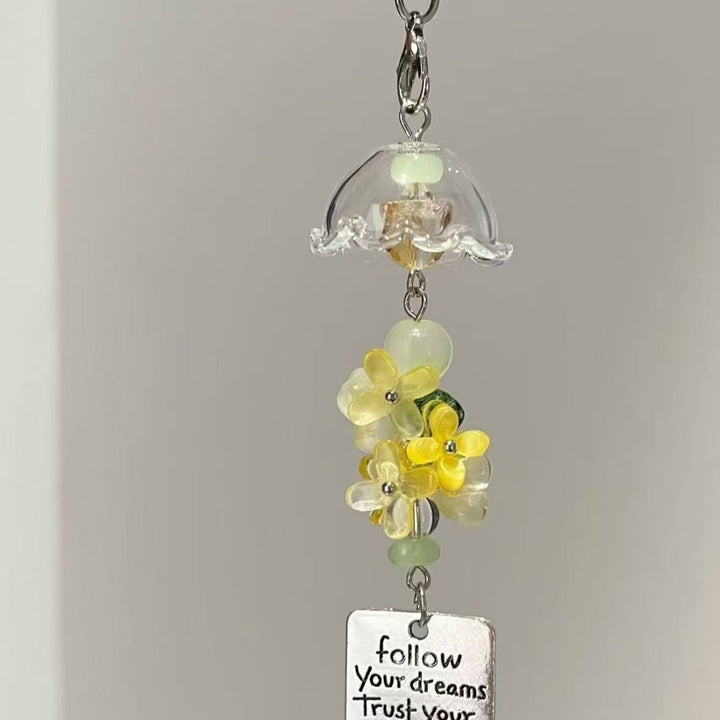 Inspirational Flower Pendant Charm Bowlift