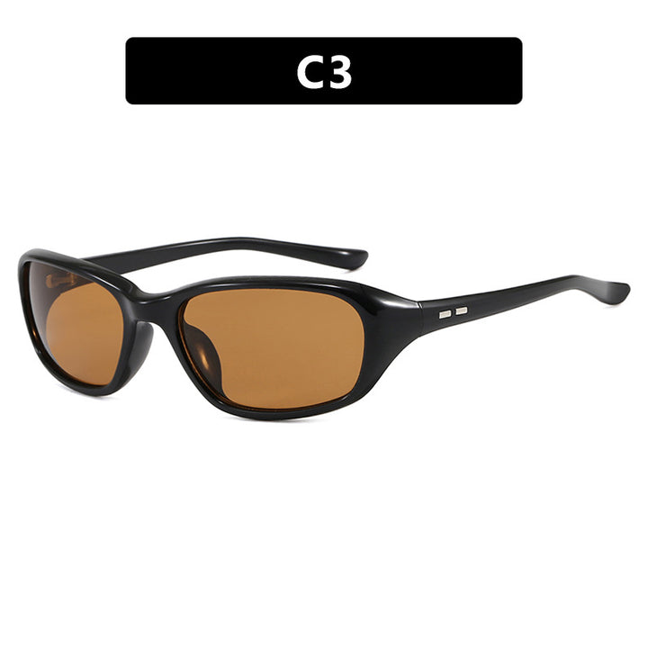 Women's sporty sunglasses with wide, ergonomic frame Bowlift