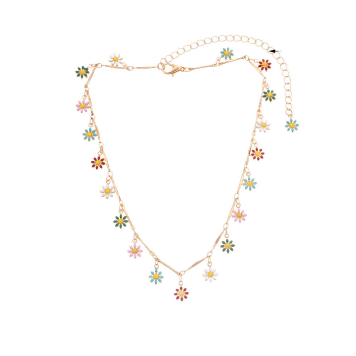 Floral Charm Necklace Bowlift