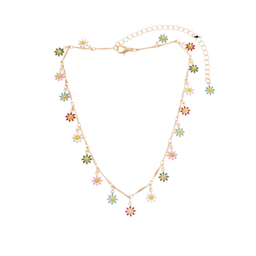 Floral Charm Necklace Bowlift