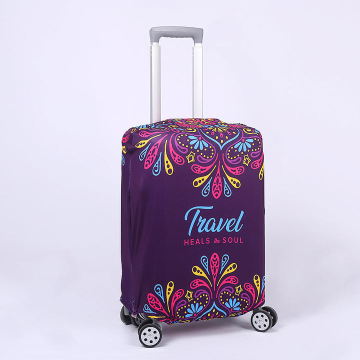 Unisex Suitcase with Creative World Travel Design Bowlift