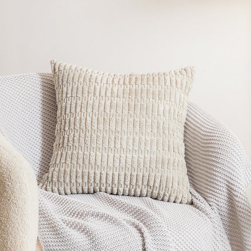 Textured Plush Accent Pillow