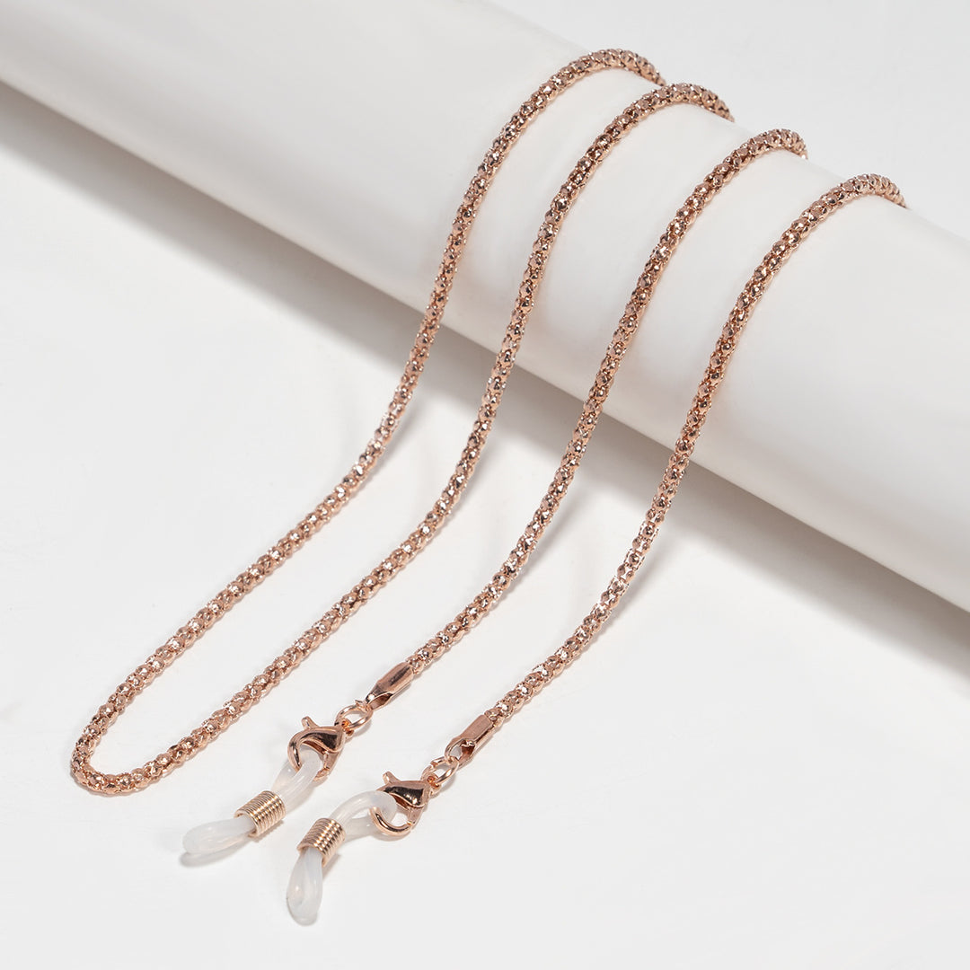 Elegant Silver-Plated Eyewear Chain Bowlift