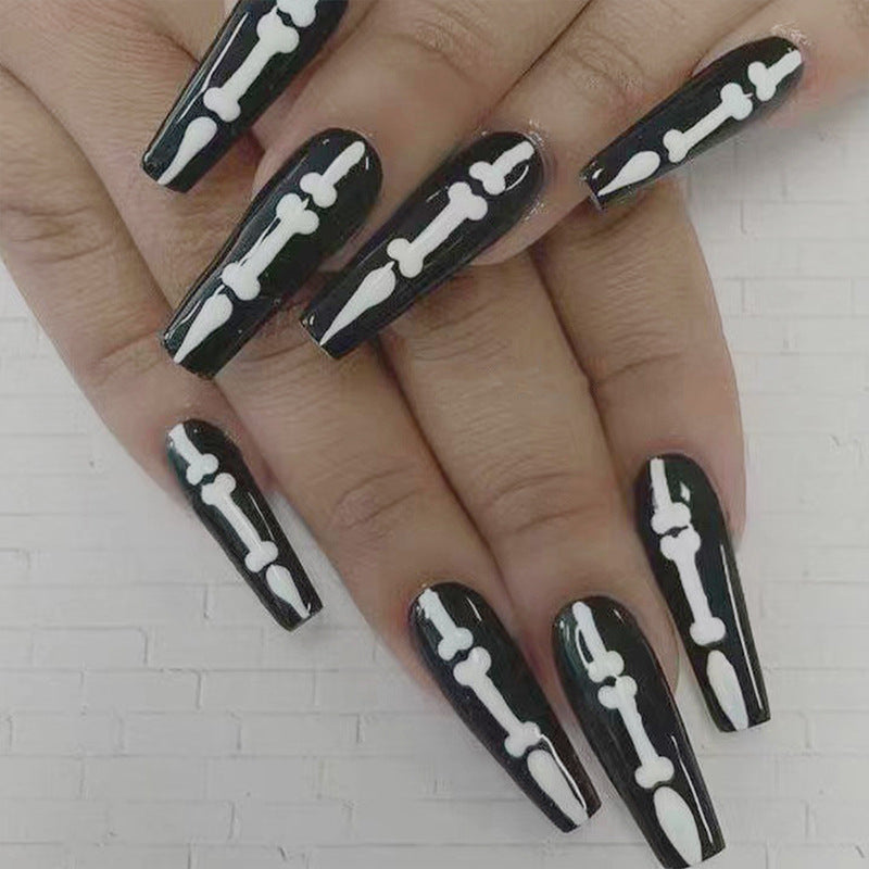 Artificial nails with floral minimalism Bowlift