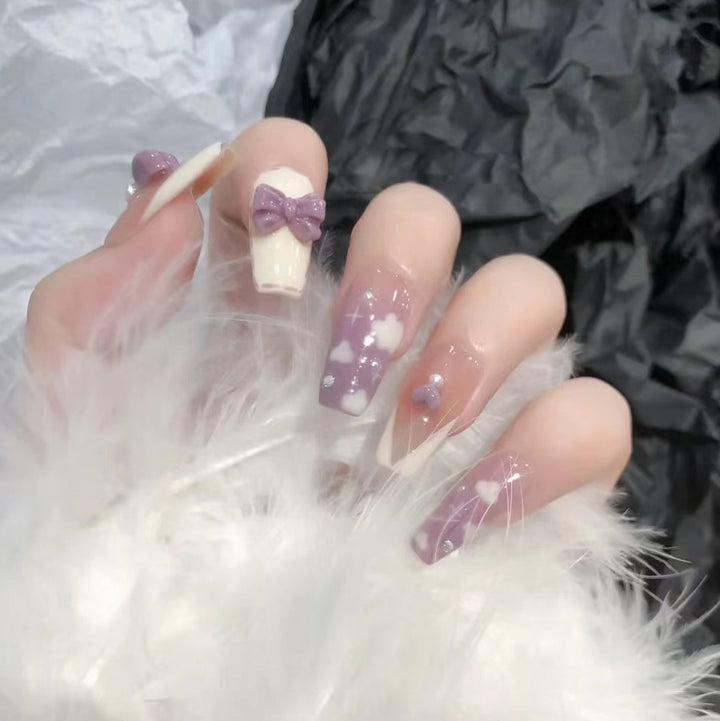 Artistic Cloud Design Nail Art Bowlift