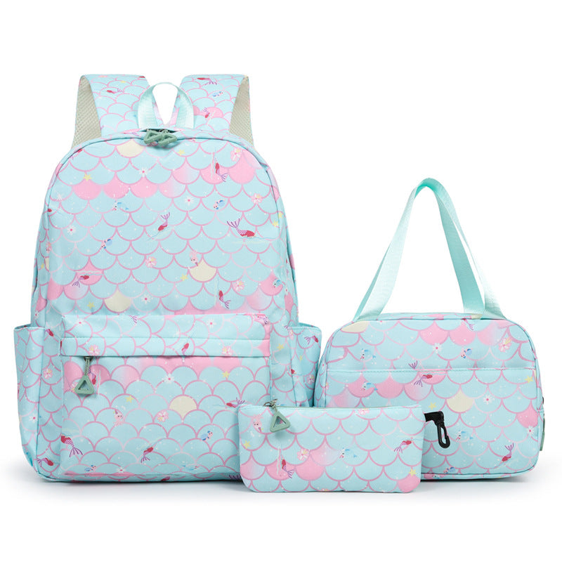 Star Print School Backpack Set