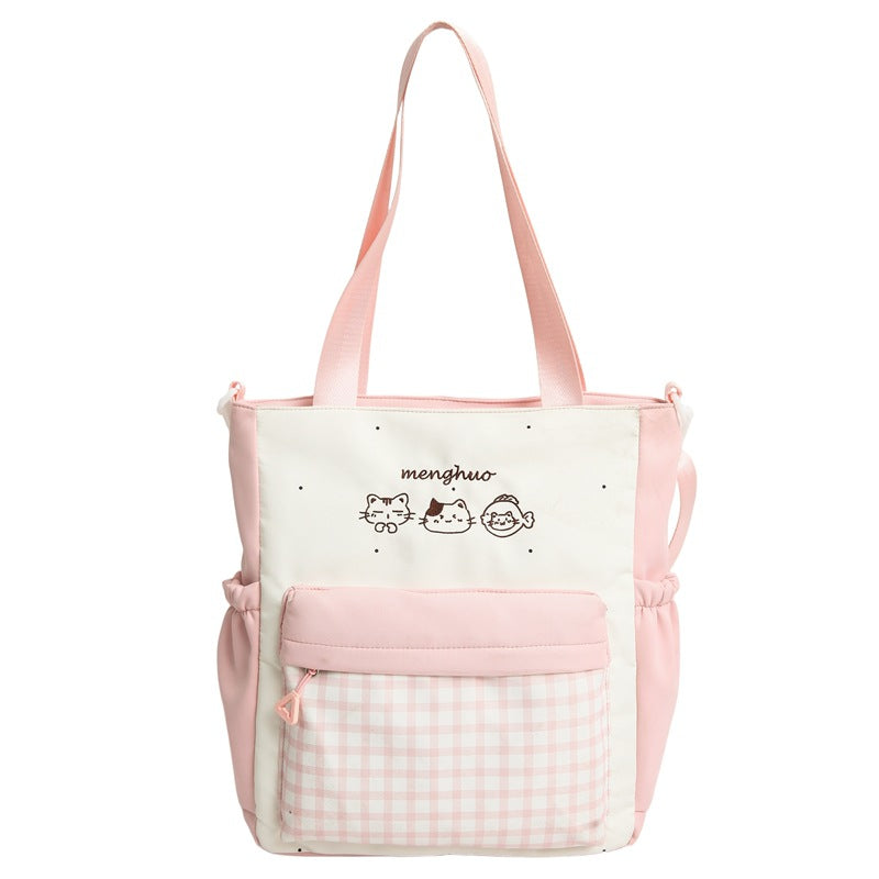 Adorable Cat-Themed Tote Bag Bowlift