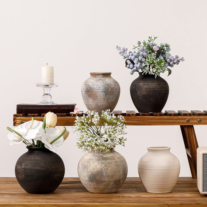 Handcrafted Terracotta Vase Bowlift