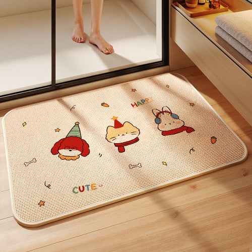 Decorative Bath Mat Bowlift
