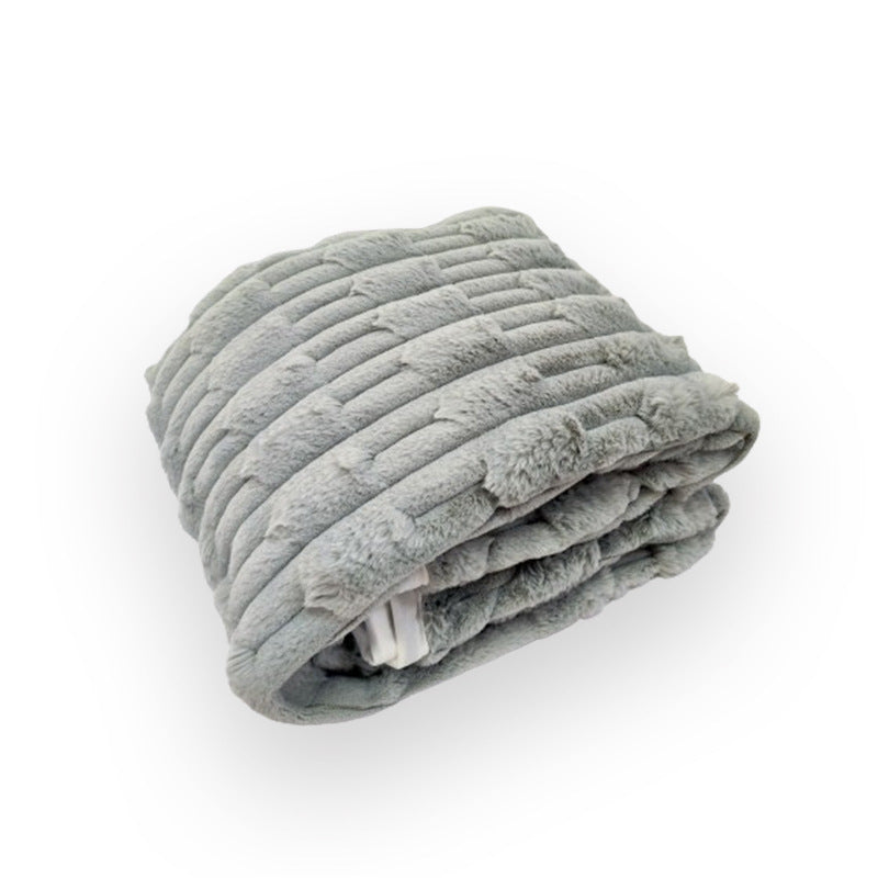 Women's Cozy Blanket with Structured Surface Bowlift