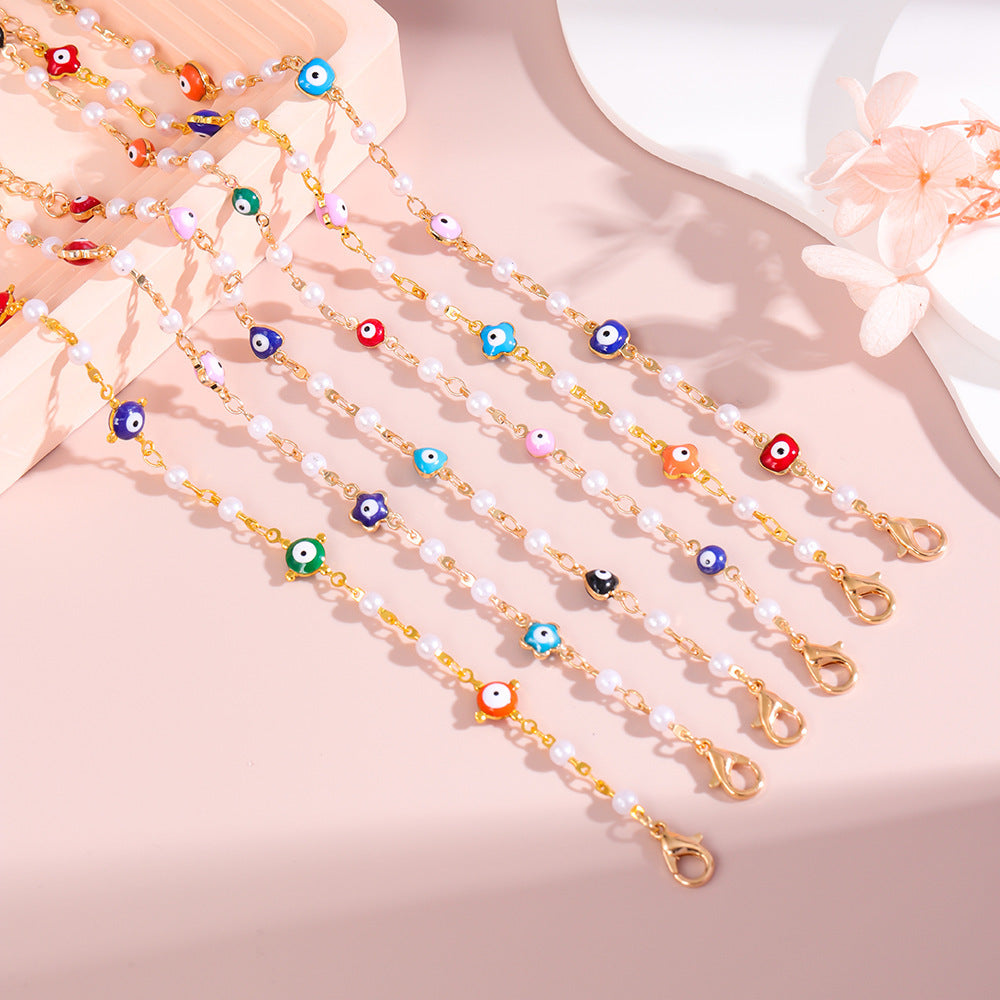 Colorful Charm Ankle Bracelet Bowlift