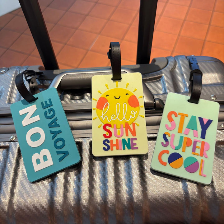 Stylish Silicone Travel Luggage Tag Bowlift