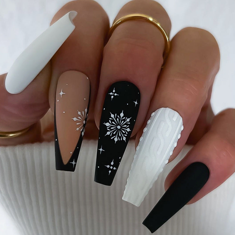 Artistic Press-On Nail Design Set Bowlift