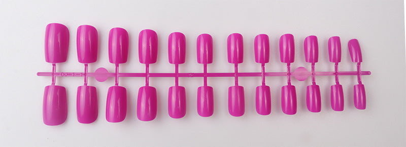 Natural Glossy Press-On Nail Tips Bowlift