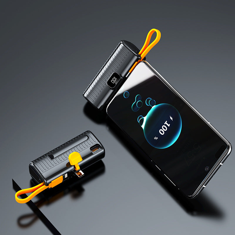 Powerful power bank with digital display and innovative design Bowlift