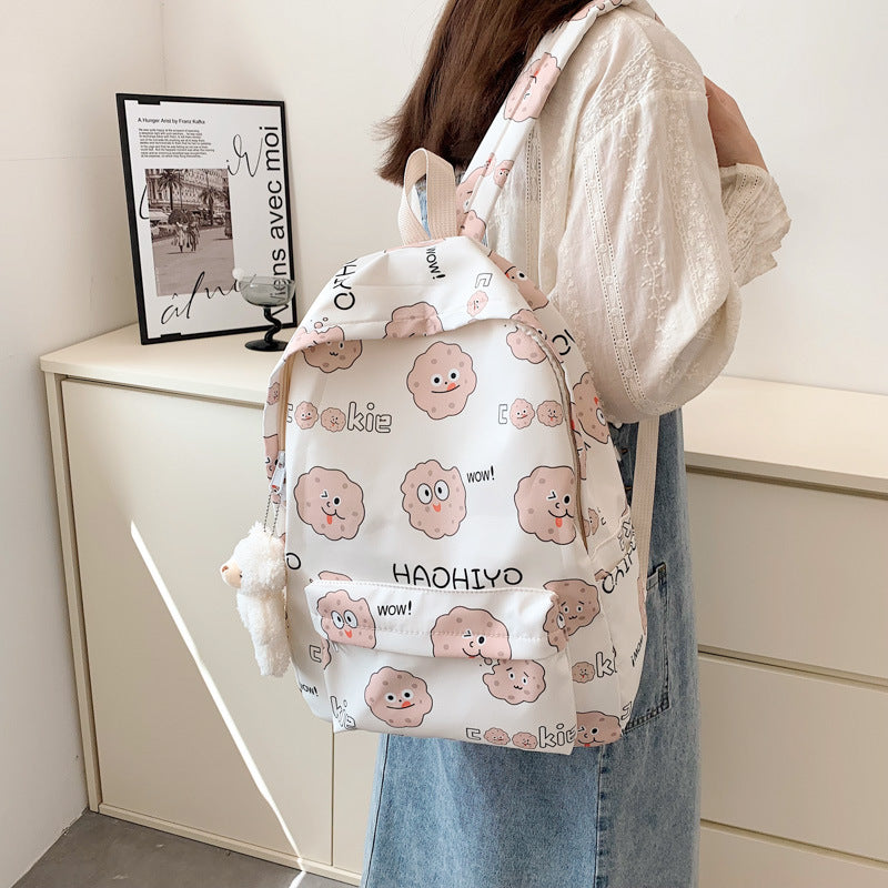 Backpack with Cute Cookie Design Bowlift
