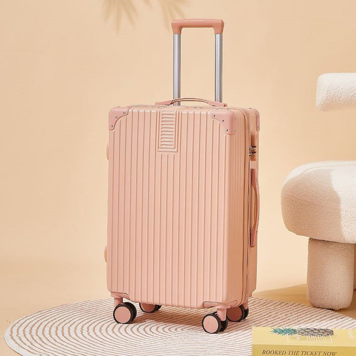 Hard-shell suitcase with double safety lock and flexible interior Bowlift