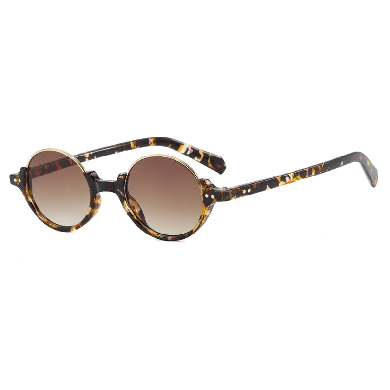 Women's round sunglasses with elegant plastic frame Bowlift