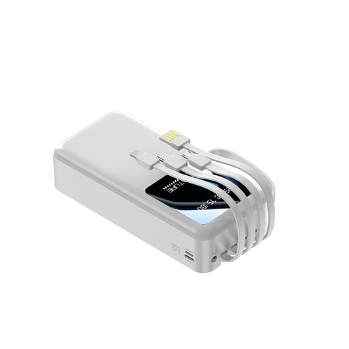 Portable power bank with intelligent energy display and multiple USB ports Bowlift