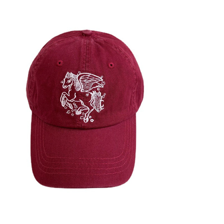 Women's Embroidered Pegasus Baseball Cap Bowlift