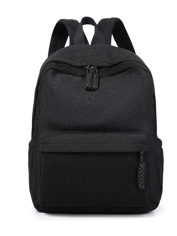 Casual Corduroy Backpack Bowlift