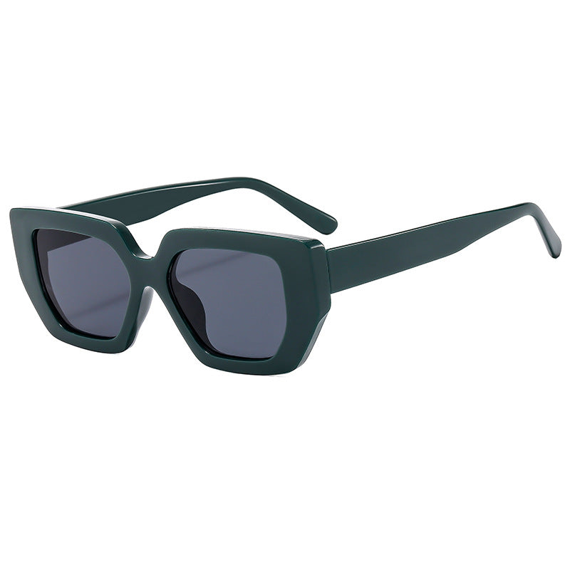 Women modern geometric sunglasses with striking frame Bowlift