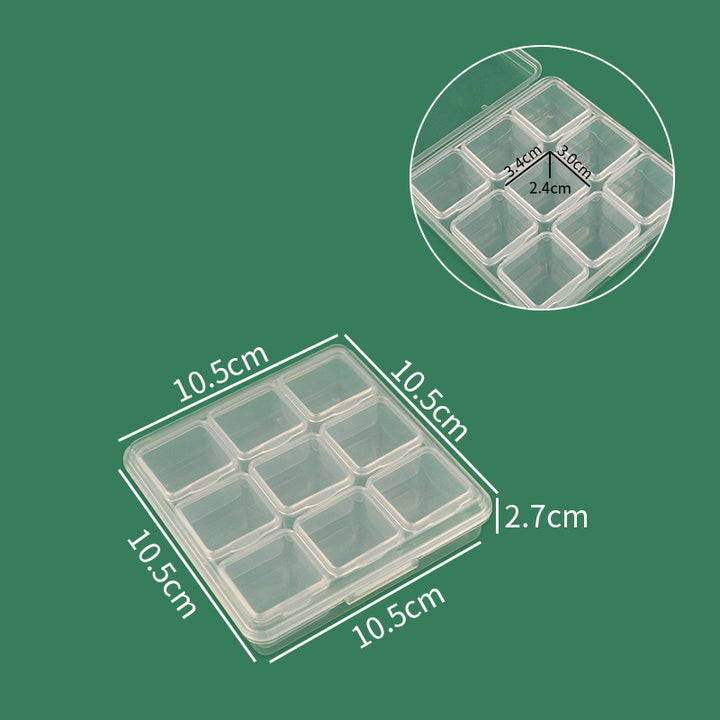 9-Compartment Clear Storage Organizer Bowlift
