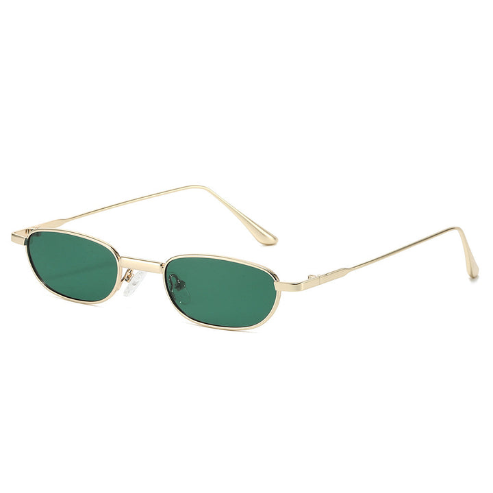 Sleek Minimalist Oval Sunglasses Bowlift