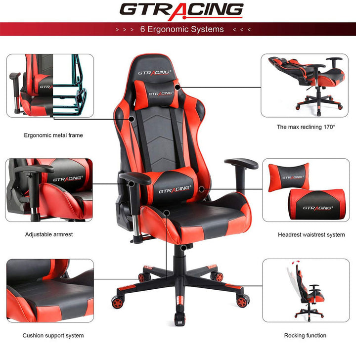 Ergonomic Gaming Chair Bowlift