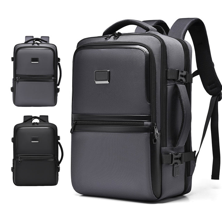Elegant Laptop Backpack with Water-Repellent Material and Innovative Compartment System Bowlift