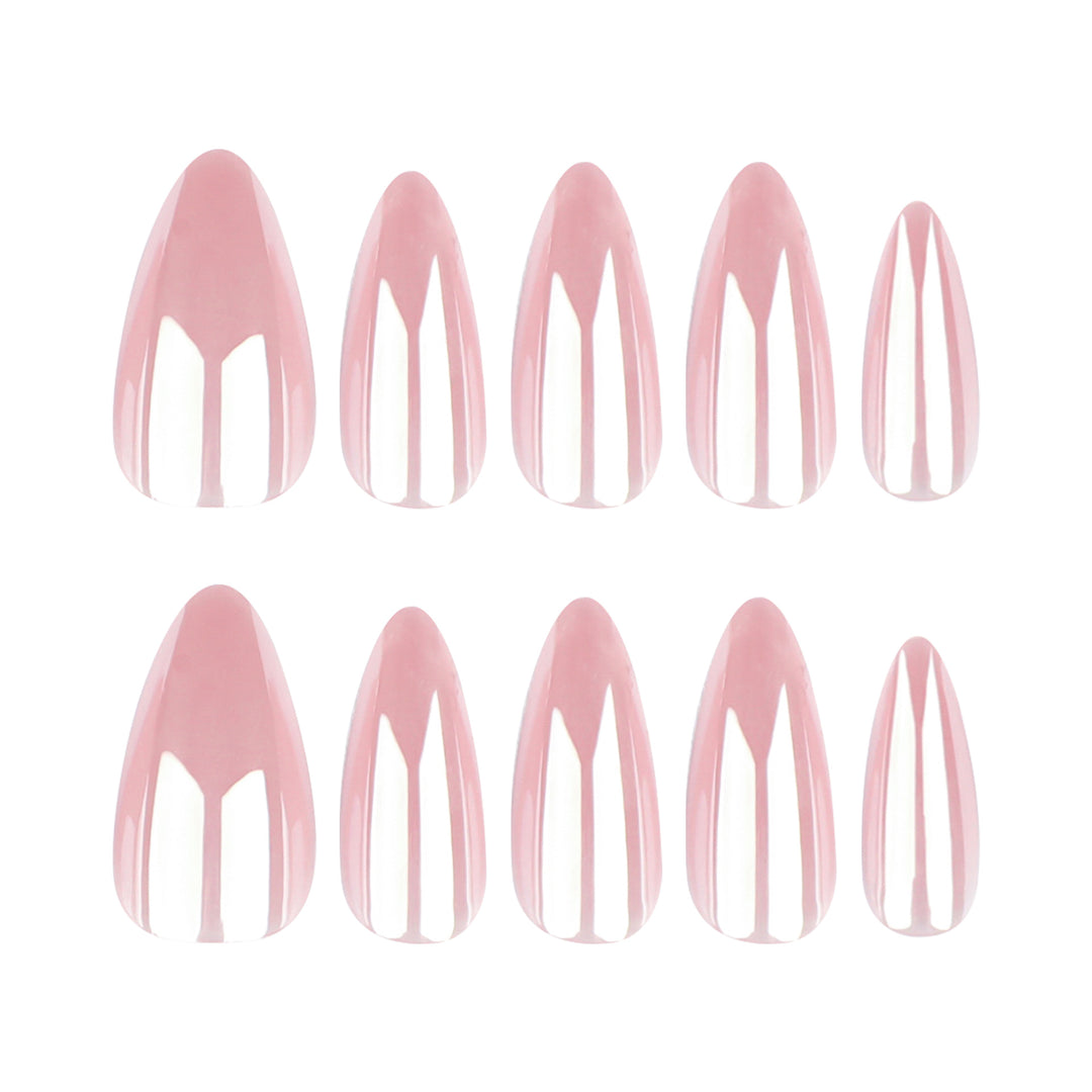 Elegant Stiletto Nails with Glossy Finish Bowlift