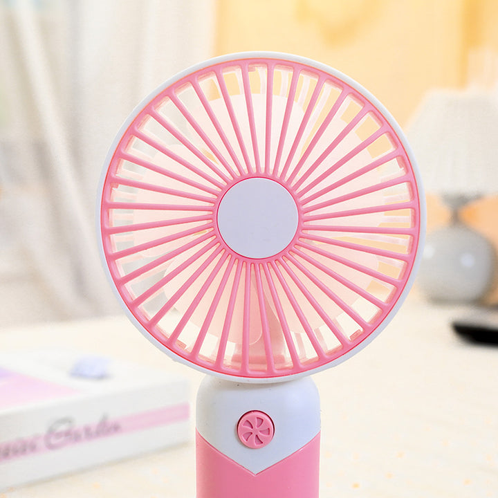 Women Portable Hand Fan with Flexible Stand and Powerful Battery Bowlift