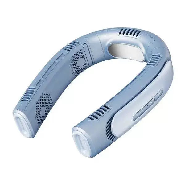 Unisex One Size Portable Rechargeable Bladeless Neck Fan with Adjustable Airflow and Quiet Brushless Motor Bowlift