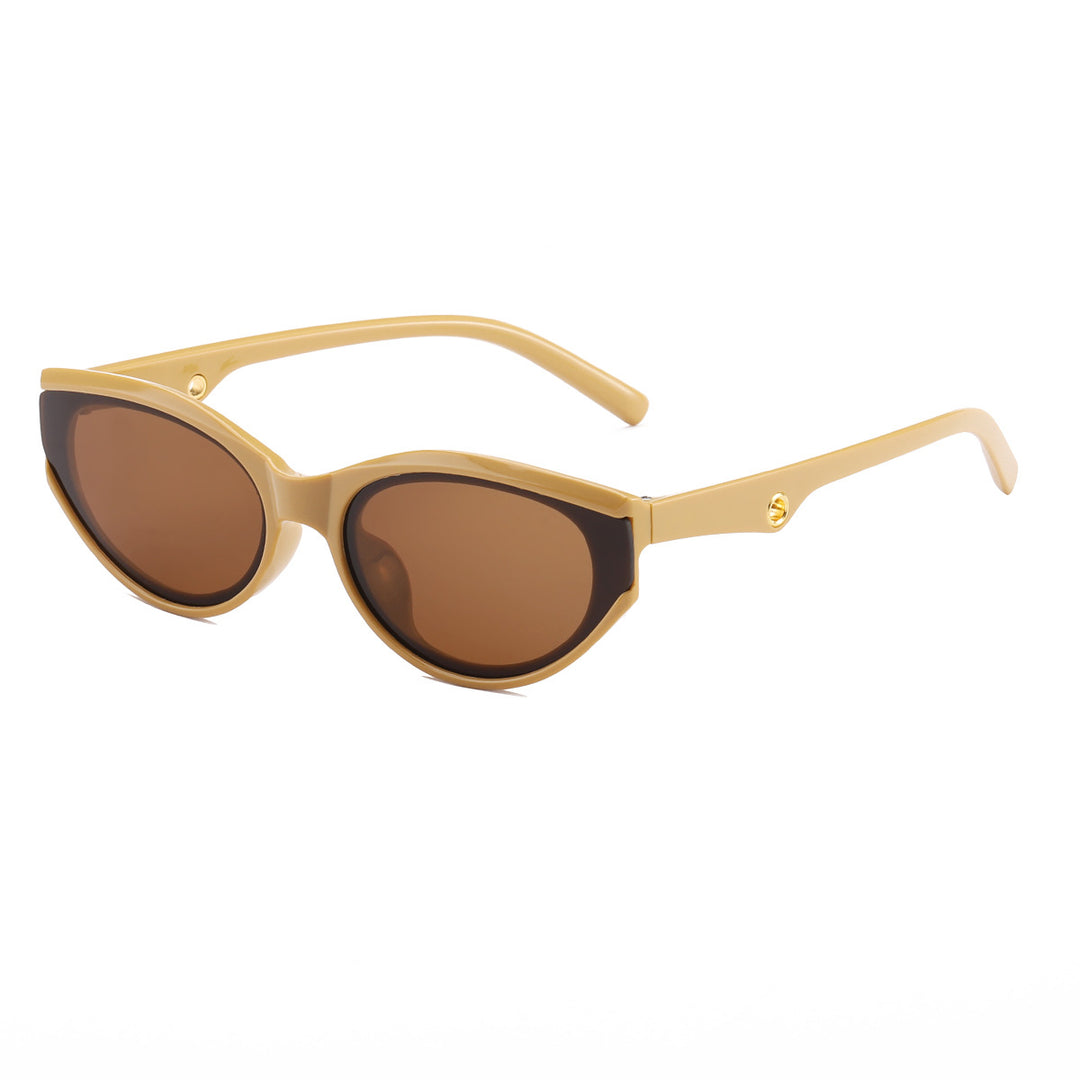 Women's Cat-Eye Sunglasses with Transparent, Modern Design Bowlift