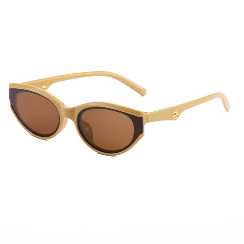 Women's Cat-Eye Sunglasses with Transparent, Modern Design Bowlift