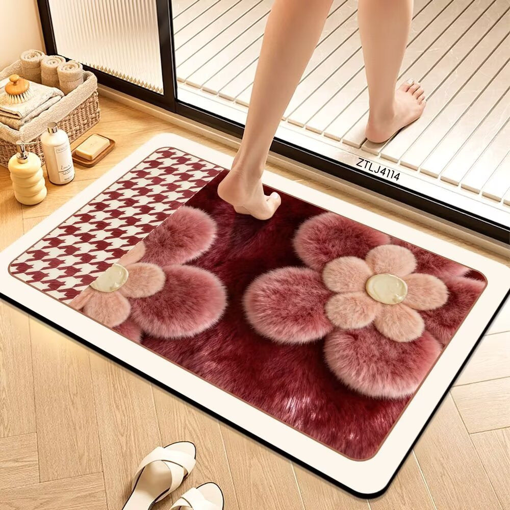 Decorative Bath Mat Bowlift