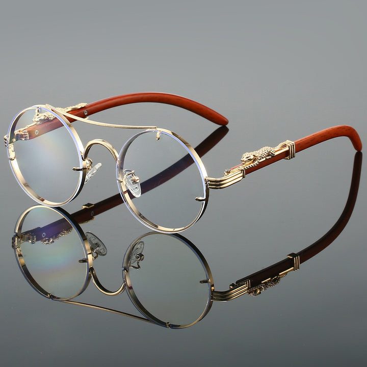 Fashion-Forward Round Frame Sunglasses