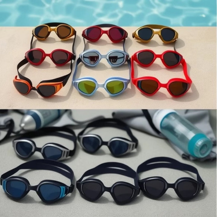 Anti-Fog Swimming Goggles Bowlift