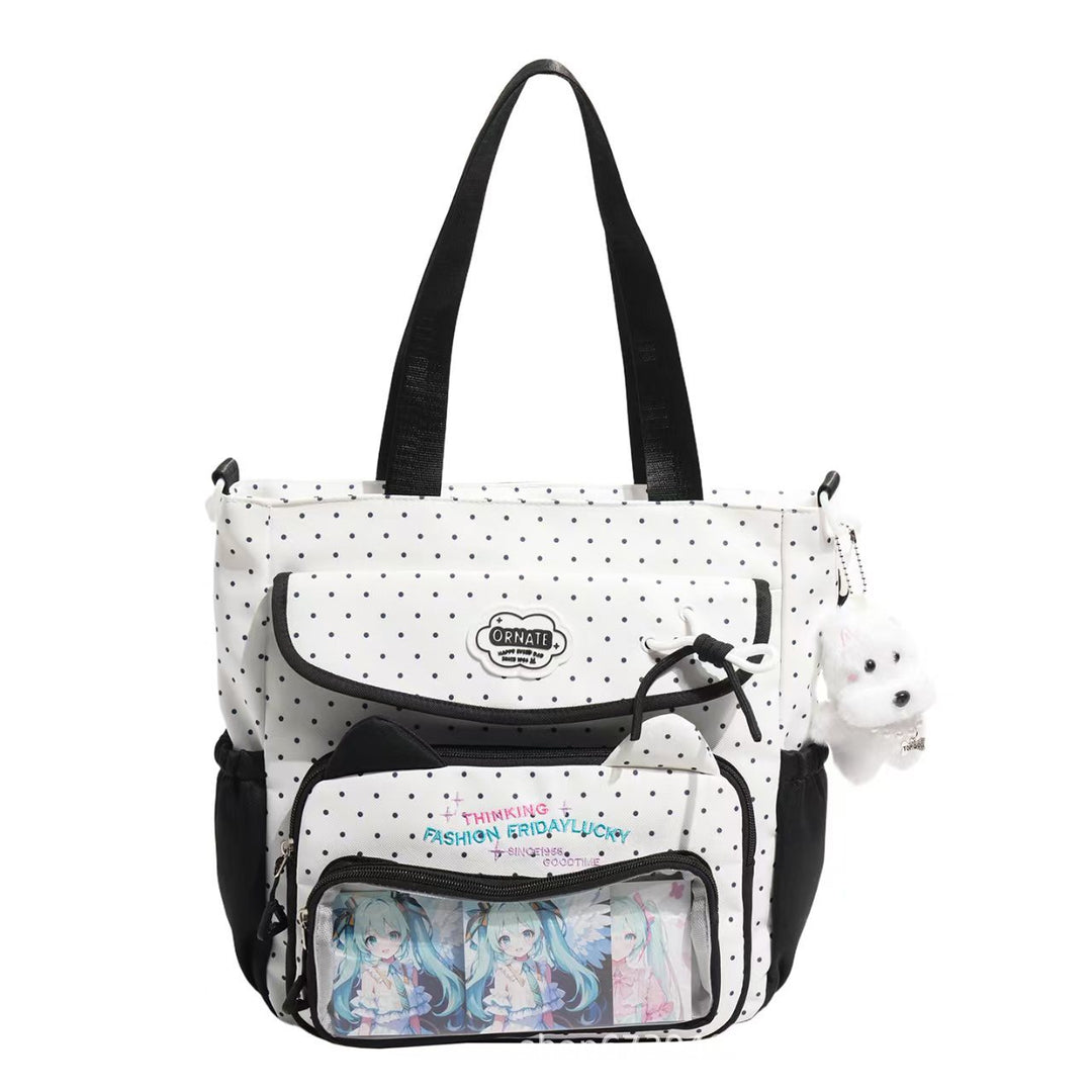 Charming Multi-Pocket Tote Bag Bowlift