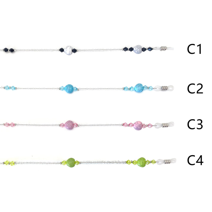 Decorative Beaded Eyewear Retainer Bowlift