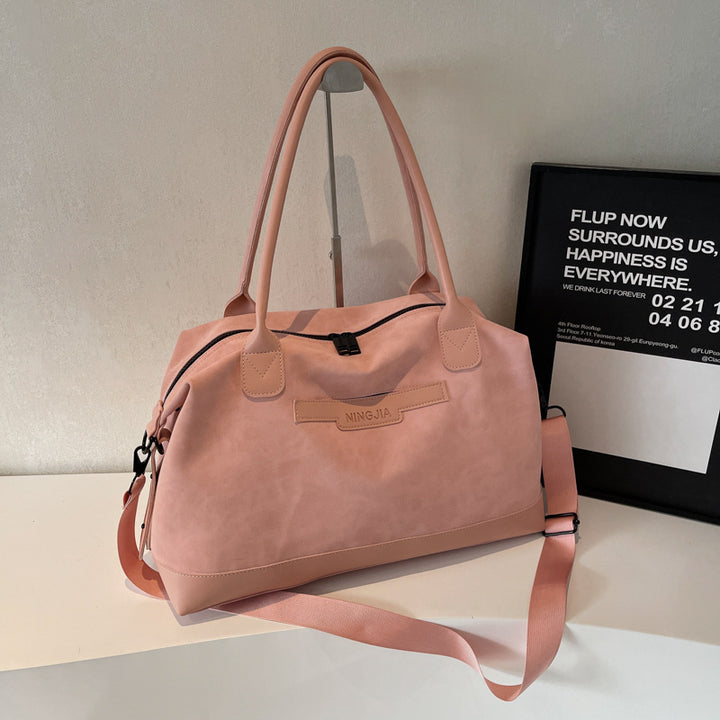Stylish Leather Duffle Bag